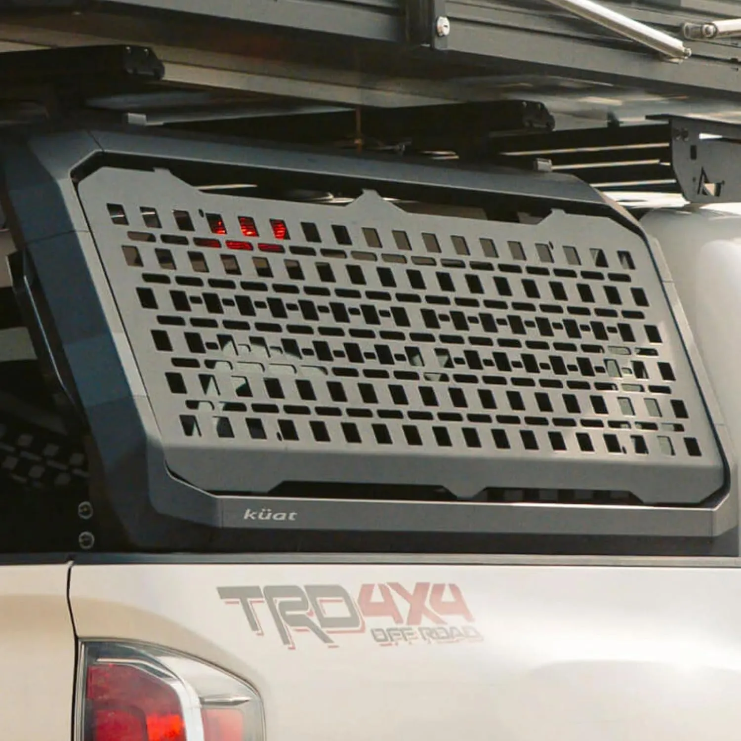 KUAT Ibex Full Height Durable Versatile Aluminum Powder Coated Molle Panel for Additional Accessories | Mounting Hardware Included | AIXMBMS for IBEXA1
