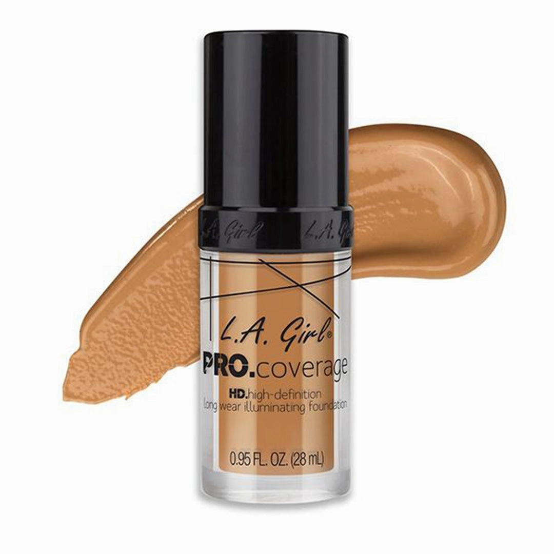 L.A. Girl Pro. Coverage HD Long Wear Foundation - Nude Beige - Wholesale 12 Units (GLM645)