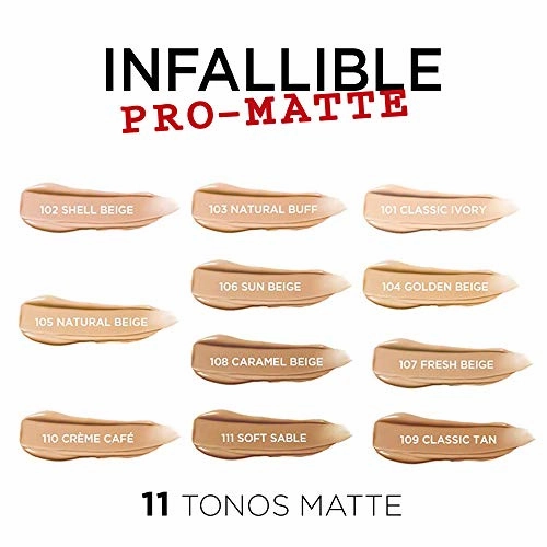 L'Oreal Paris Infallible Pro Matte Foundation - 110 Creme Cafe