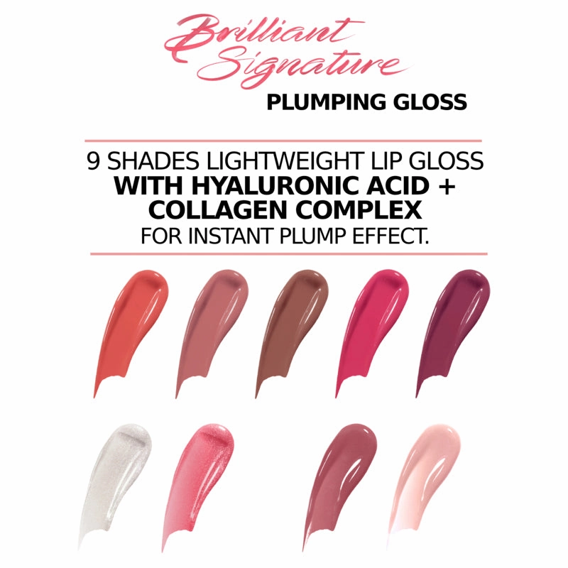 L’Oréal Paris Liquid Brilliant Signature Plumping Lip Gloss 416 I Raise