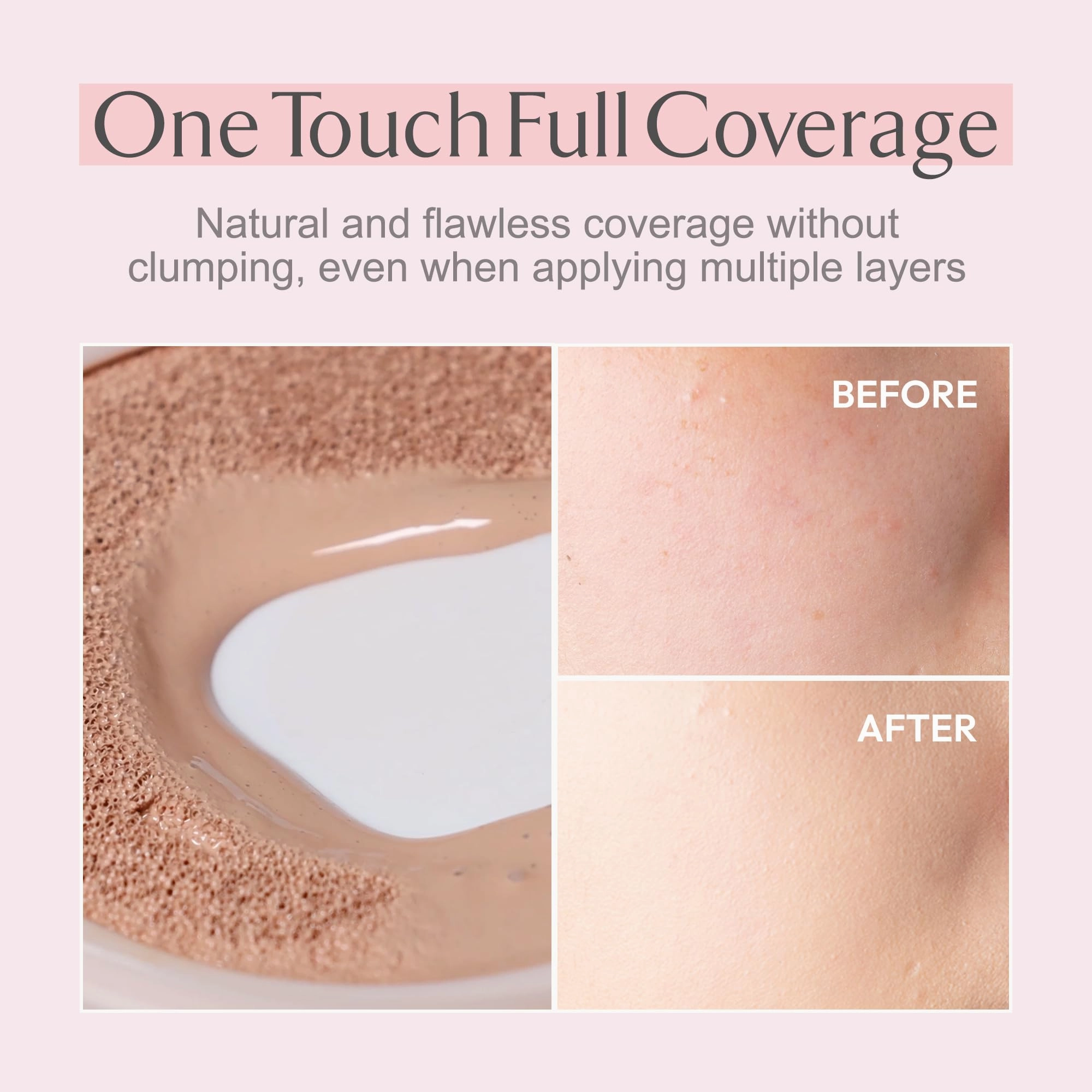 LA MUSE Glow Korean Cushion Foundation, #21 Light Beige(Pack of 2) | Lightweight, Hydrating Korean Cushion, Non-Sticky & Greasy | Long-Lasting, Flawless Natural Cover for Blemish & Pore, Dewy Finish