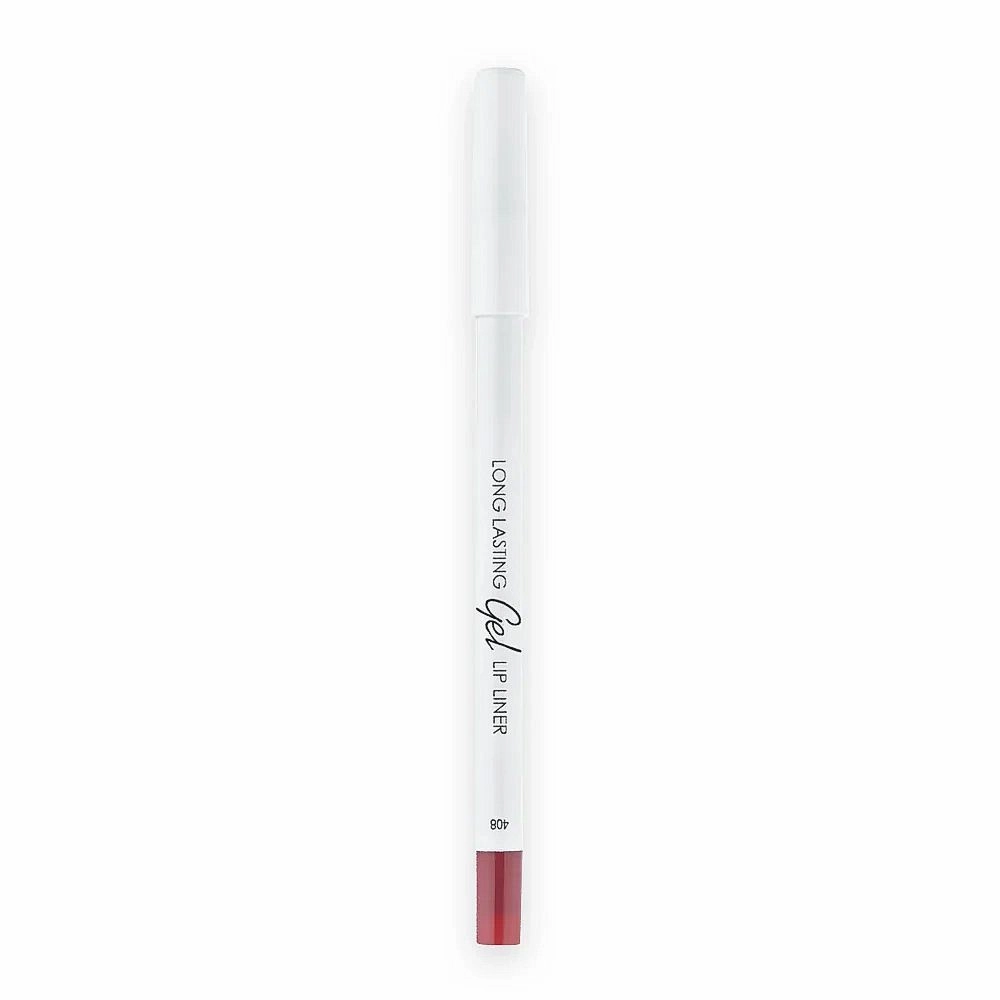 LAMEL Long Lasting Gel Lip Liner, 1.7g, 408 Pink Plum
