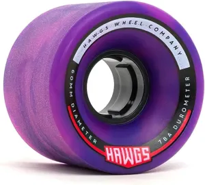 Landyachtz Chubby Hawgs Wheels 60mm 78a, Purple/Pink