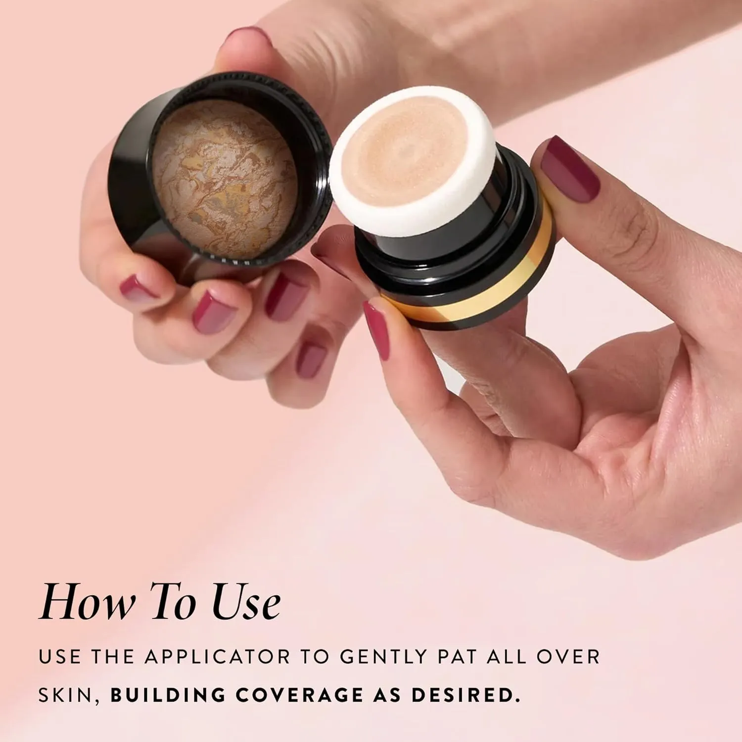 LAURA GELLER NEW YORK Baked Balance-n-Glow To Go Travel Size Illuminating Foundation - Medium - Buildable Sheer to Light Coverage - Satin Finish