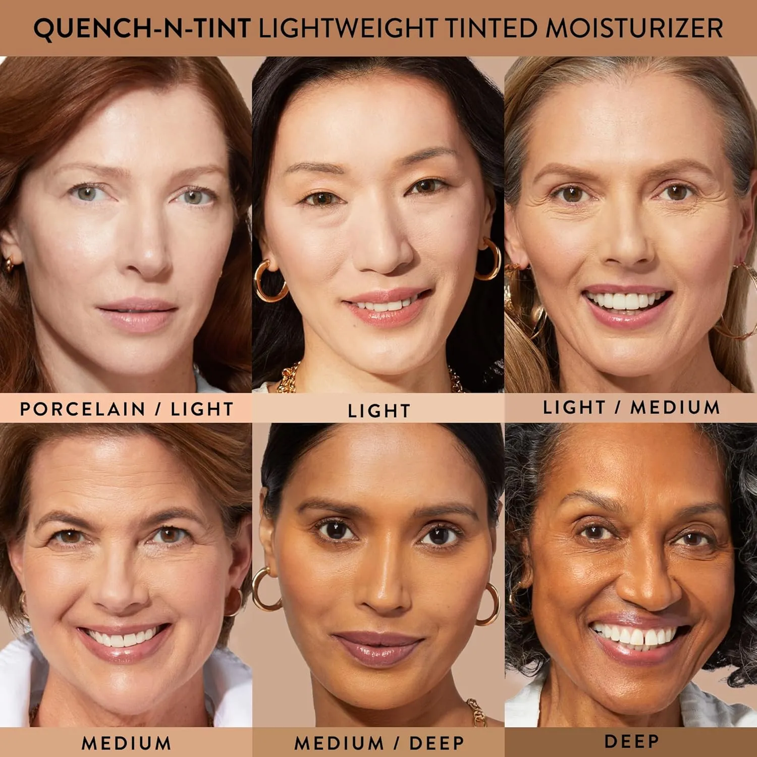 LAURA GELLER NEW YORK Quench-n-Tint Hydrating Foundation - Light/Medium - Sheer to Light Buildable Coverage - Natural Glow Finish - Lightweight Formula with Hyaluronic Acid