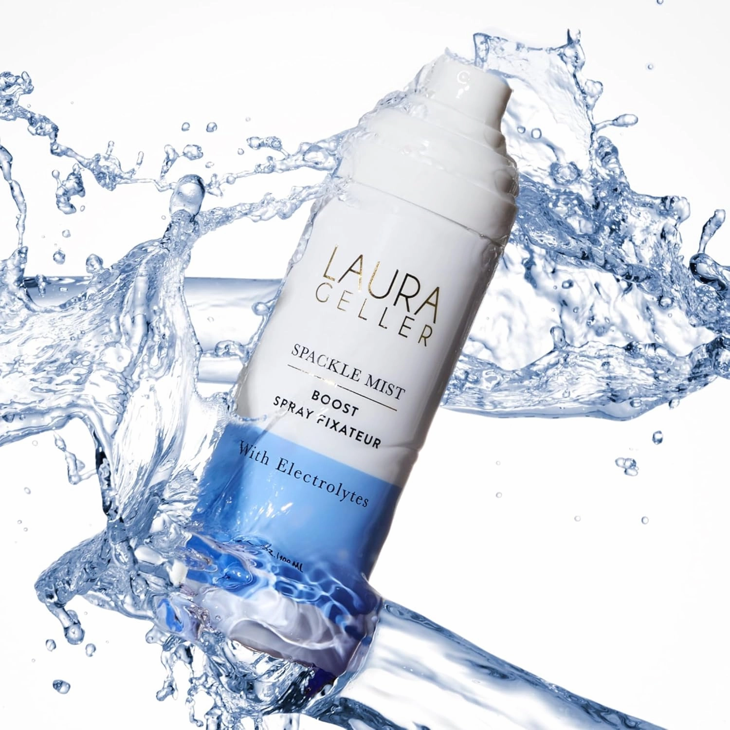 LAURA GELLER NEW YORK Prime-n-Set Duo: Spackle Primer   Spackle Mist Boost Setting Spray with Electrolytes (03 Diamond Glow   Electrolytes, 5.0 Fl Oz)