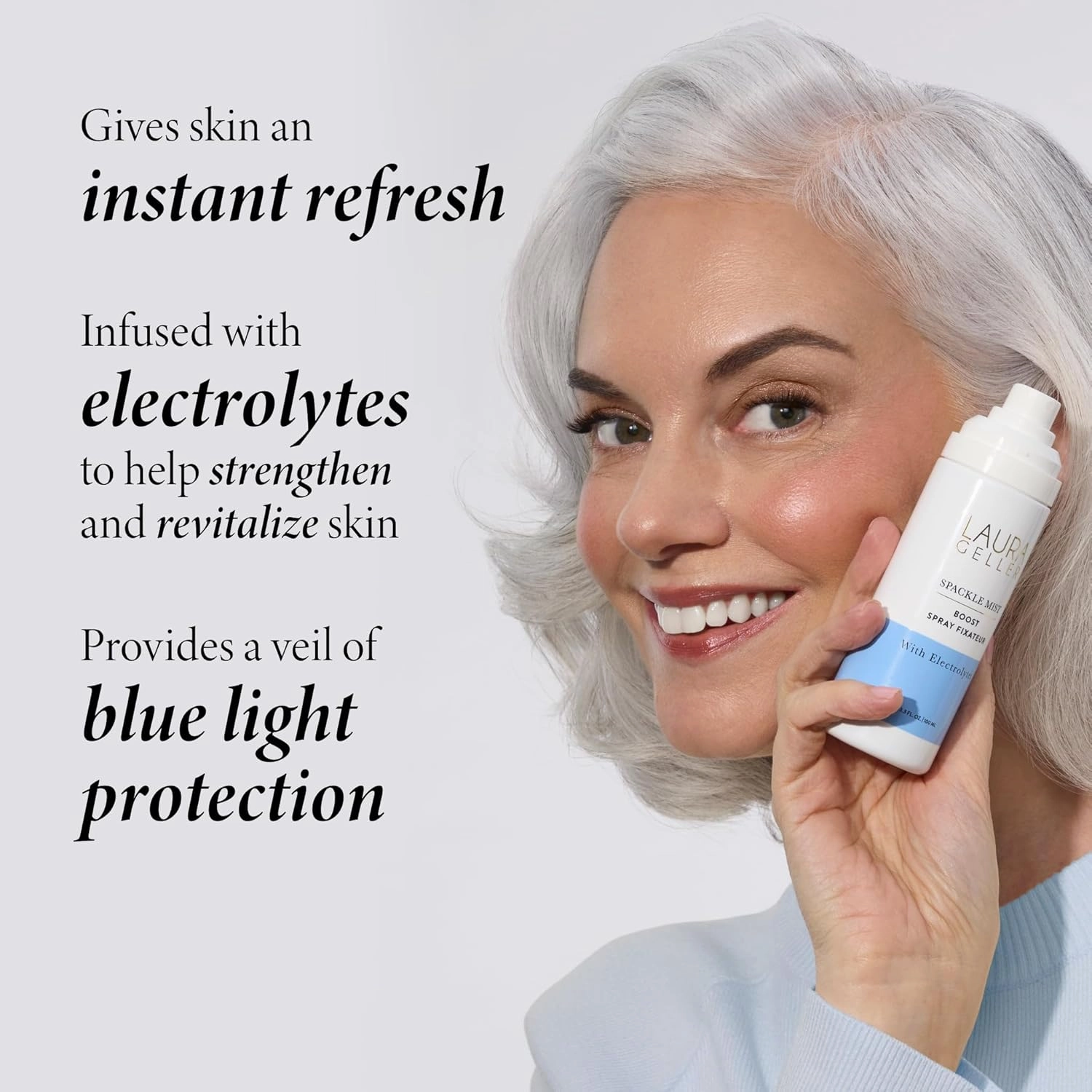 LAURA GELLER NEW YORK Prime-n-Set Duo: Spackle Primer   Spackle Mist Boost Setting Spray with Electrolytes (04 Ethereal Rose Glow   Electrolytes, 5.0 Fl Oz)