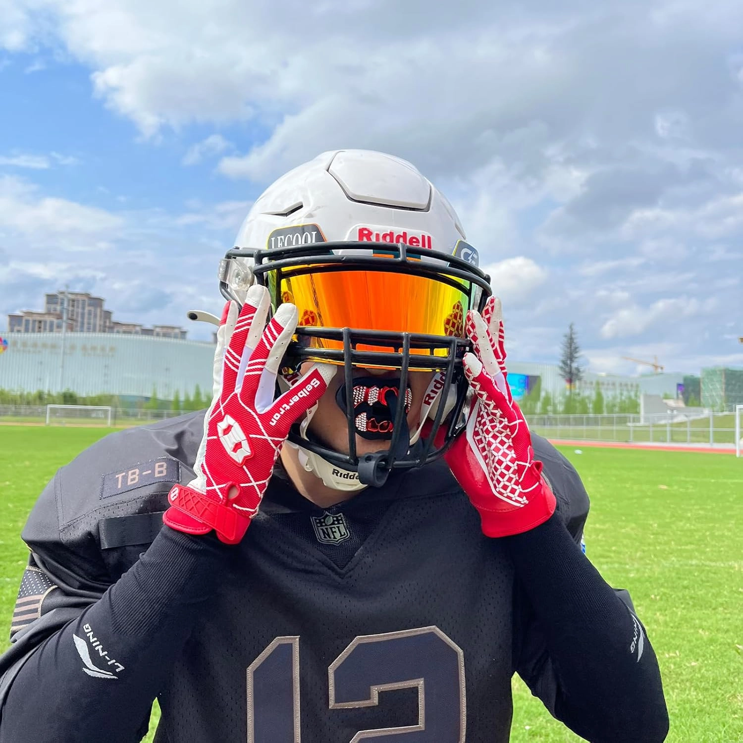 LeCool Multi-Color Football Visor,Enhance Your Game -Fits Adult & Youth Football Helmets