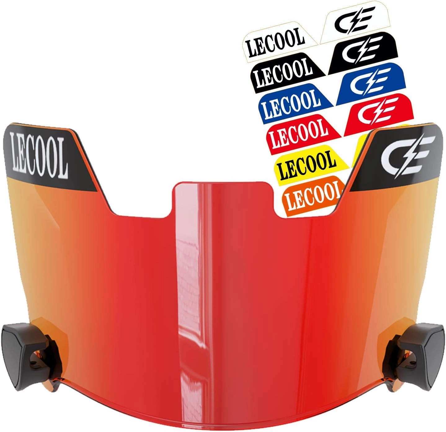 LeCool Multi-Color Football Visor,Enhance Your Game -Fits Adult & Youth Football Helmets