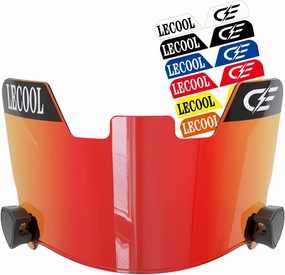 LeCool Multi-Color Football Visor,Enhance Your Game -Fits Adult & Youth Football Helmets