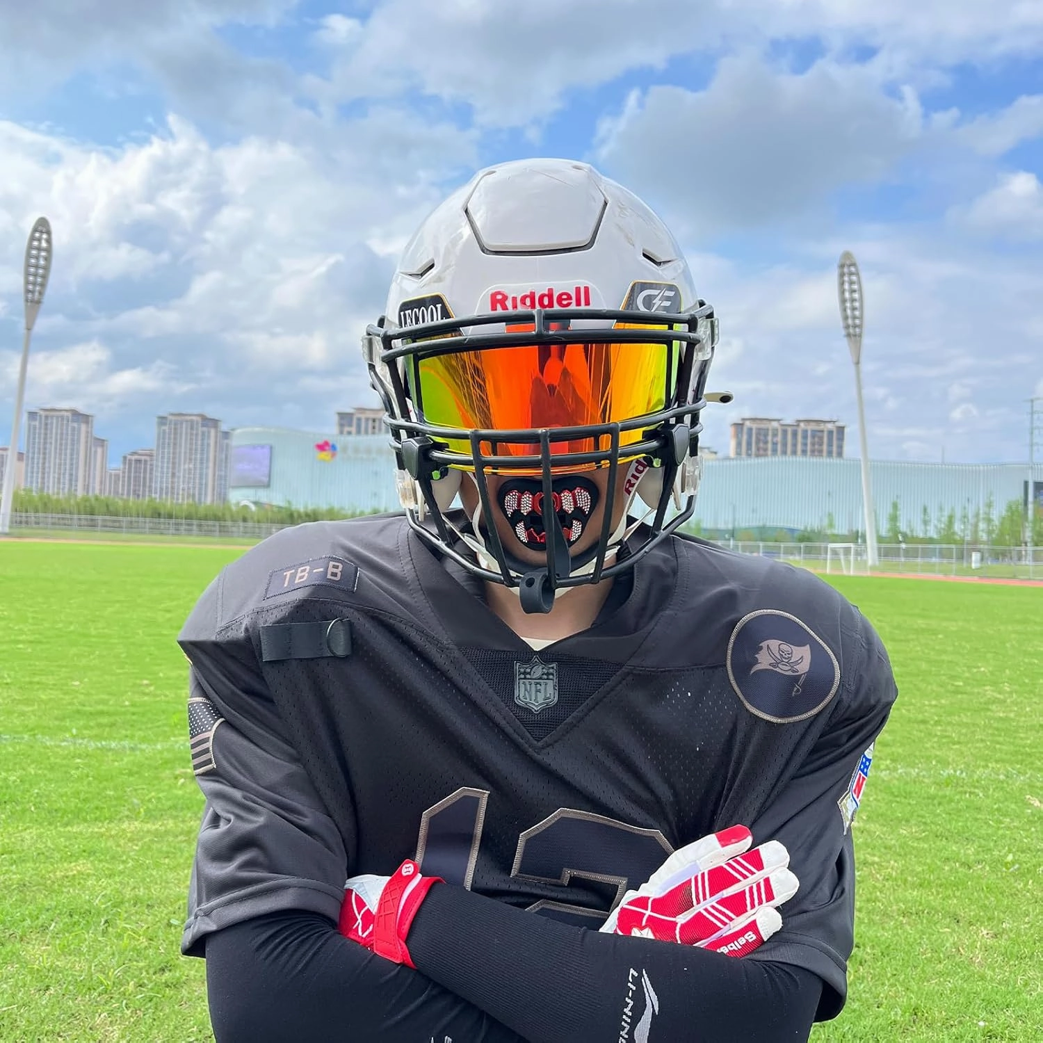 LeCool Multi-Color Football Visor,Enhance Your Game -Fits Adult & Youth Football Helmets
