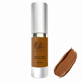 Legend Of Beauty Cream-To-Powder Natural Foundation - Hazelnut