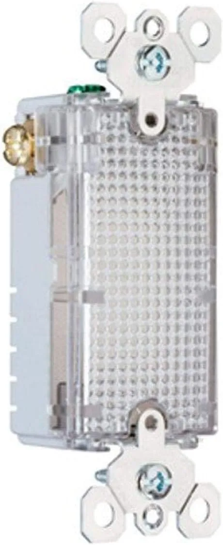 Legrand Pass & Seymour TMHWLLOUVCC Full Hallway Light for Use with Louvered Wall Plate, Clear (1 Count)