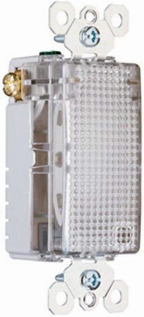 Legrand Pass & Seymour TMHWLENSCC Full Hallway Light, No Sensor, Clear (1 Count)