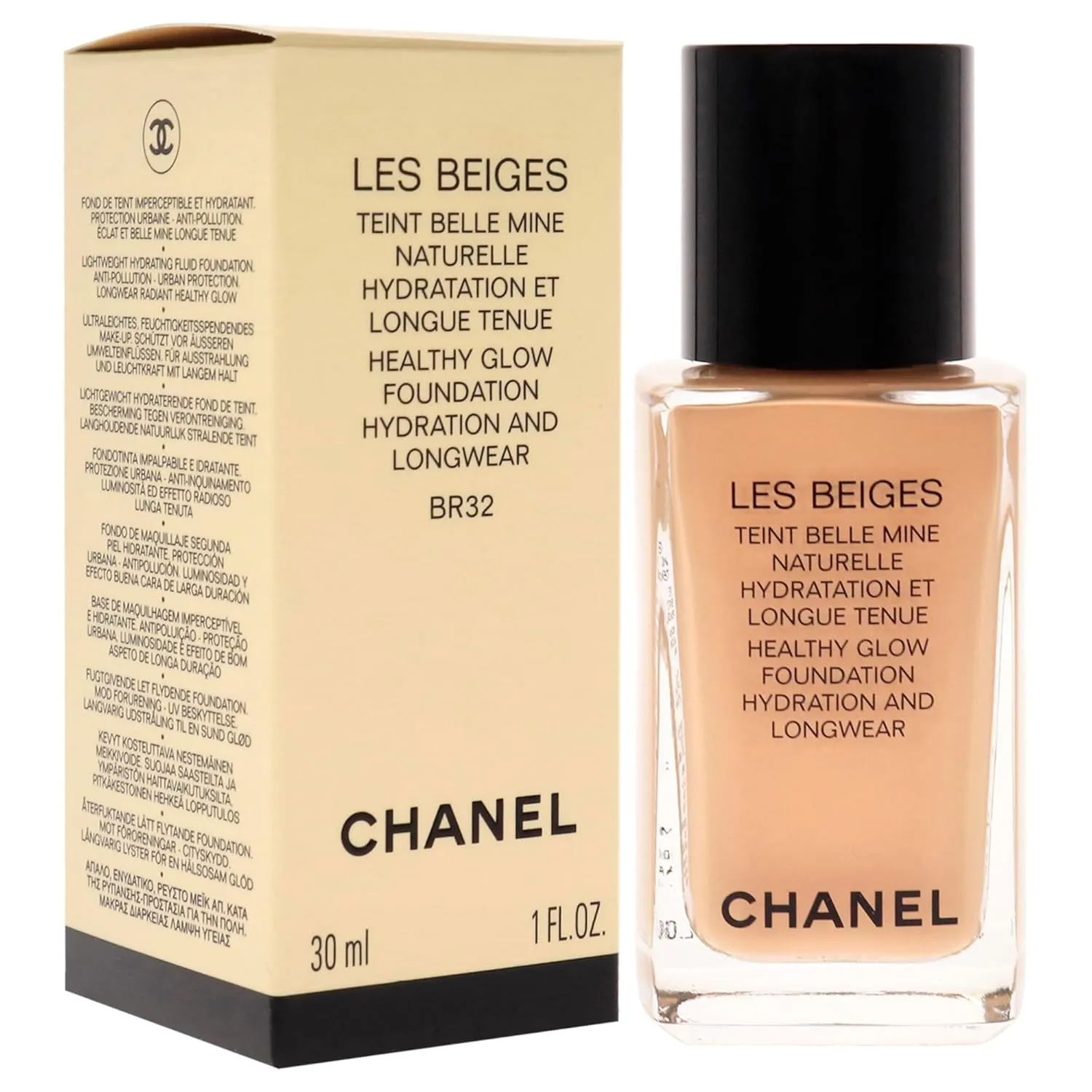 Les Beiges Healthy Glow Foundation - BR32 by Chanel for Women - 1 oz Foundation