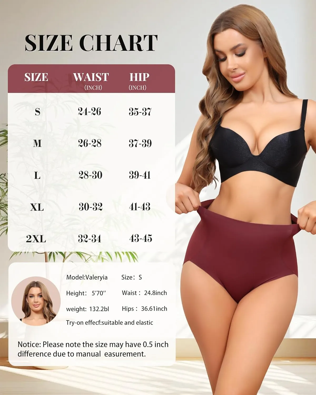 LEVAO Women Tummy Control Underwear, High Waisted Seamless Panties No Show Postpartum Briefs 4 Pack S-XXL