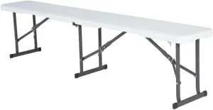 Lifetime 80305 Portable Folding Bench, White