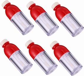 LIFKOME 1Bag Small Transparent Lip Gloss Bottles Empty Lip Gloss Containers for Women Lightweight and Portable for Travel for Lip and Dye