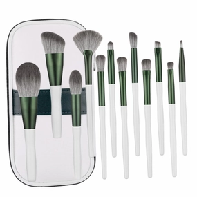 LIFKOME Beauty Makeup Brush Set 12-piece Kit with Foundation Eye Shadows Blush for Smooth Application