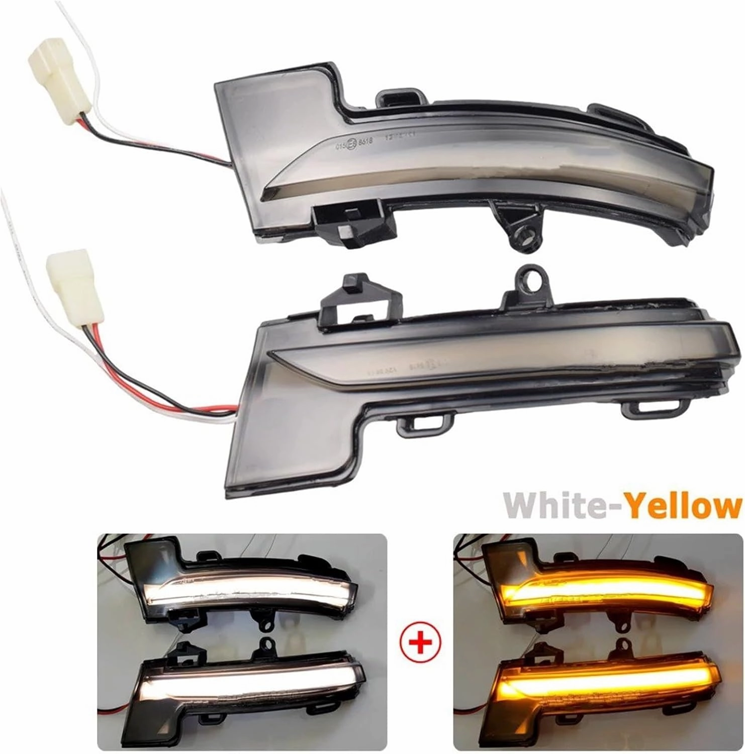 Light Wing Mirror Side Mirror Flasher Indicator for Skoda for Octavia 3 Mk3 III A7 5E 2013 2014 2015 2016 2017 2018 LED Dynamic Turn Signal Blinker Light Turn Signal Light