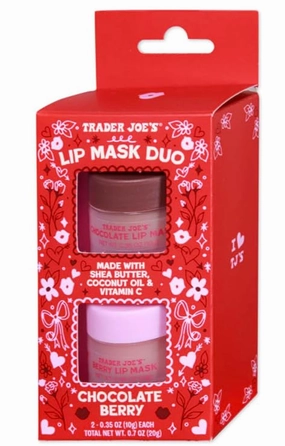 Limited Edition Trader joes Chocolate and Berry Lip Mask Duo