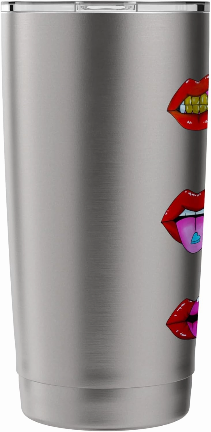 Lip Gloss Aesthetic Red Lips Summer Vibes Tinted Lip Love Stainless Steel Insulated Tumbler
