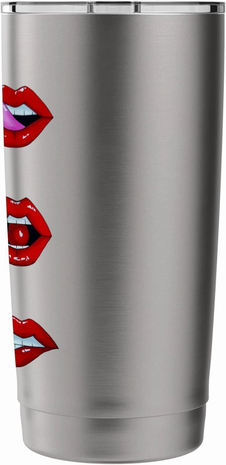Lip Gloss Aesthetic Red Lips Summer Vibes Tinted Lip Love Stainless Steel Insulated Tumbler