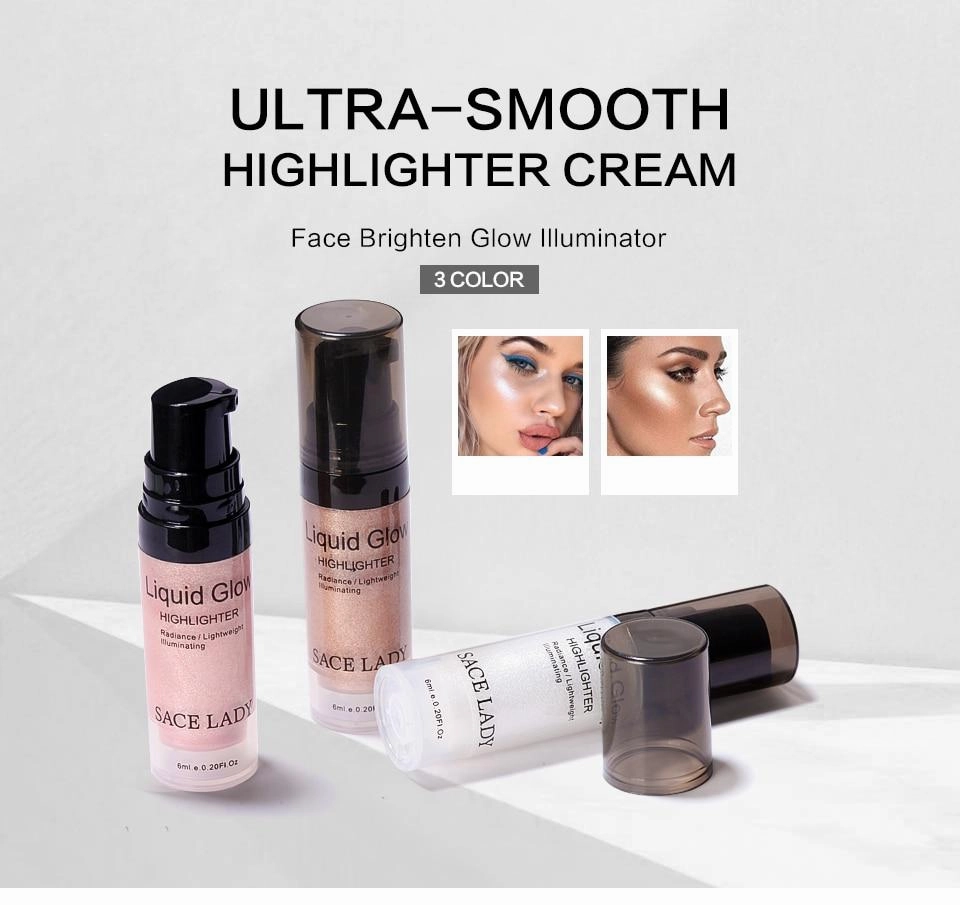 Liquid Face Highlighter For Shimmer Glow Makeup On Sale
