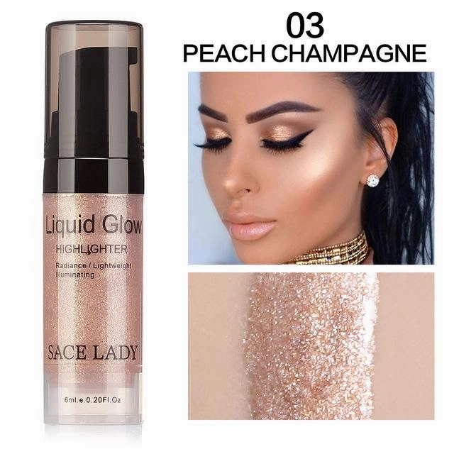 Liquid Face Highlighter For Shimmer Glow Makeup On Sale