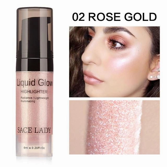 Liquid Face Highlighter For Shimmer Glow Makeup On Sale