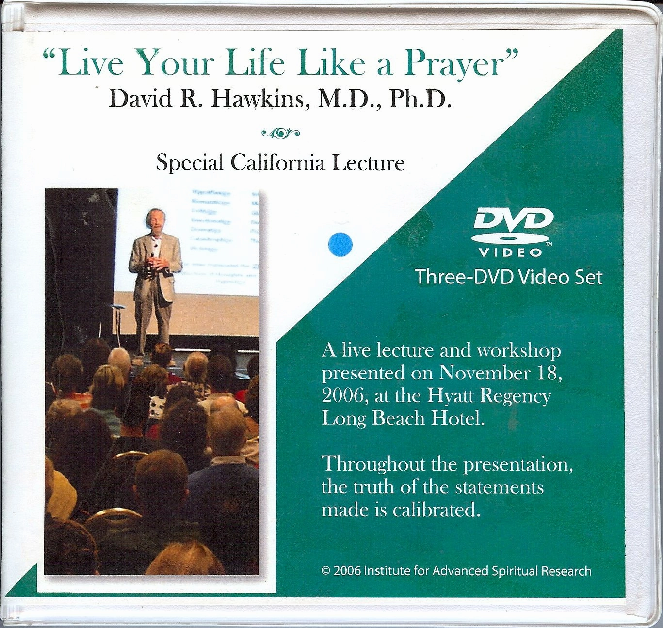 Live Your Life Like a Prayer- Nov 2006 Set