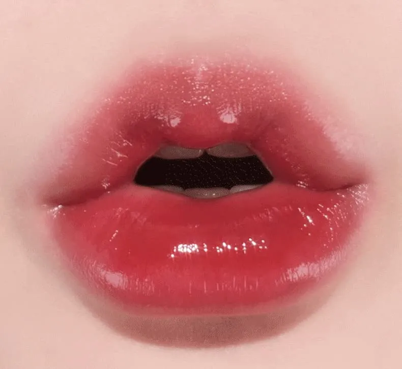 Lizda Glow fit Water tint Mulchak Tint 4.3g 8 Colors ABG style Korean makeup K-beauty K-lip tint MLBB Douyin makeup (#4 Tangerine Red)