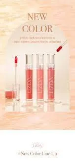 Lizda Glow fit Water tint Mulchak Tint 4.3g 8 Colors ABG style Korean makeup K-beauty K-lip tint MLBB Douyin makeup (#4 Tangerine Red)