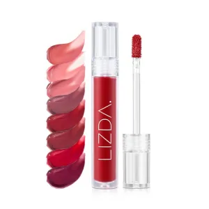 Lizda Glow fit Water tint Mulchak Tint 4.3g 8 Colors ABG style Korean makeup K-beauty K-lip tint MLBB Douyin makeup (#4 Tangerine Red)