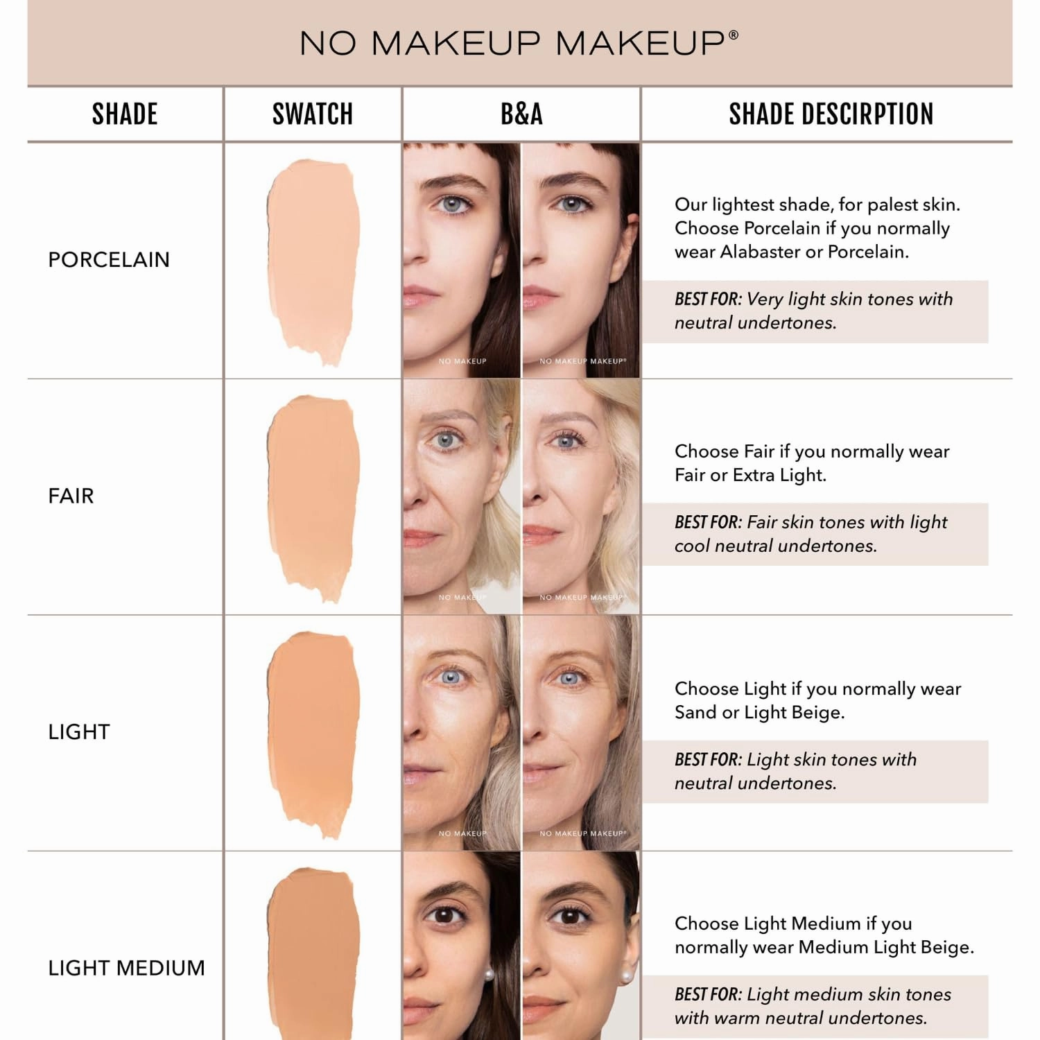 Long-Lasting Lightweight Foundation & Brush Duo | Cruelty-Free, Fragrance-Free, Buildable, Transfer-Proof Makeup (Light Medium)
