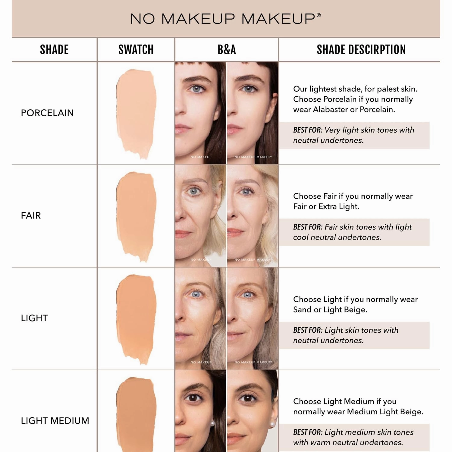 Long-Lasting Lightweight Foundation & Brush Duo | Cruelty-Free, Fragrance-Free, Buildable, Transfer-Proof Makeup (Porcelain)