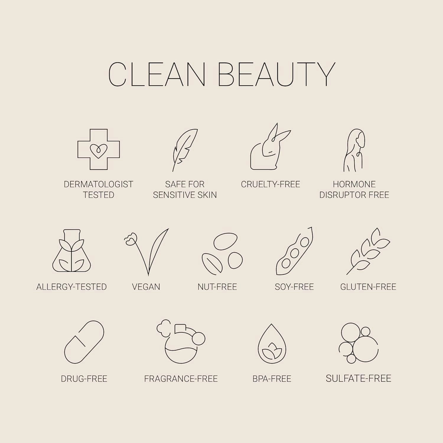 Long-Lasting Lightweight Foundation & Brush Duo | Cruelty-Free, Fragrance-Free, Buildable, Transfer-Proof Makeup (Porcelain)