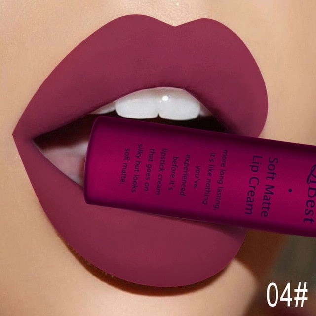 Long Qibest Black Lasting Lipgloss Matte 34 Gloss Makeup Lipkit Huge price cut Fall discount Colors Dark Lipstick Women Waterproof Red Brand Nude Pigment Lip
