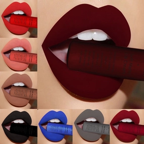 Long Qibest Black Lasting Lipgloss Matte 34 Gloss Makeup Lipkit Huge price cut Fall discount Colors Dark Lipstick Women Waterproof Red Brand Nude Pigment Lip