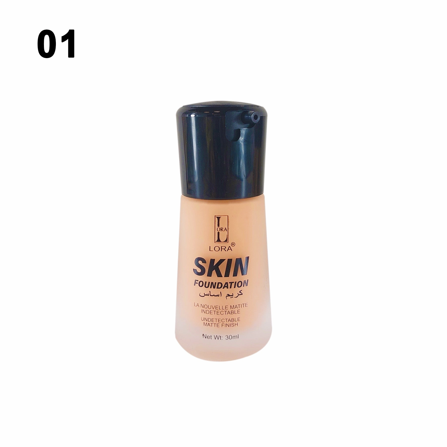 Lora Skin Foundation Undetectable Matte Finish - 30ml