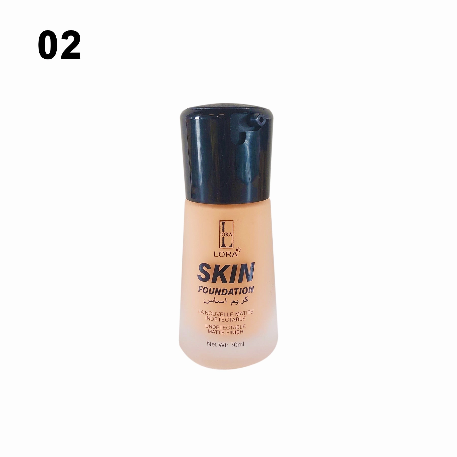 Lora Skin Foundation Undetectable Matte Finish - 30ml