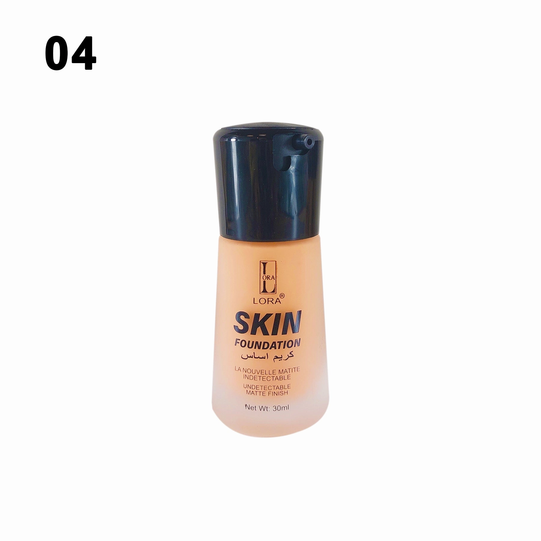 Lora Skin Foundation Undetectable Matte Finish - 30ml