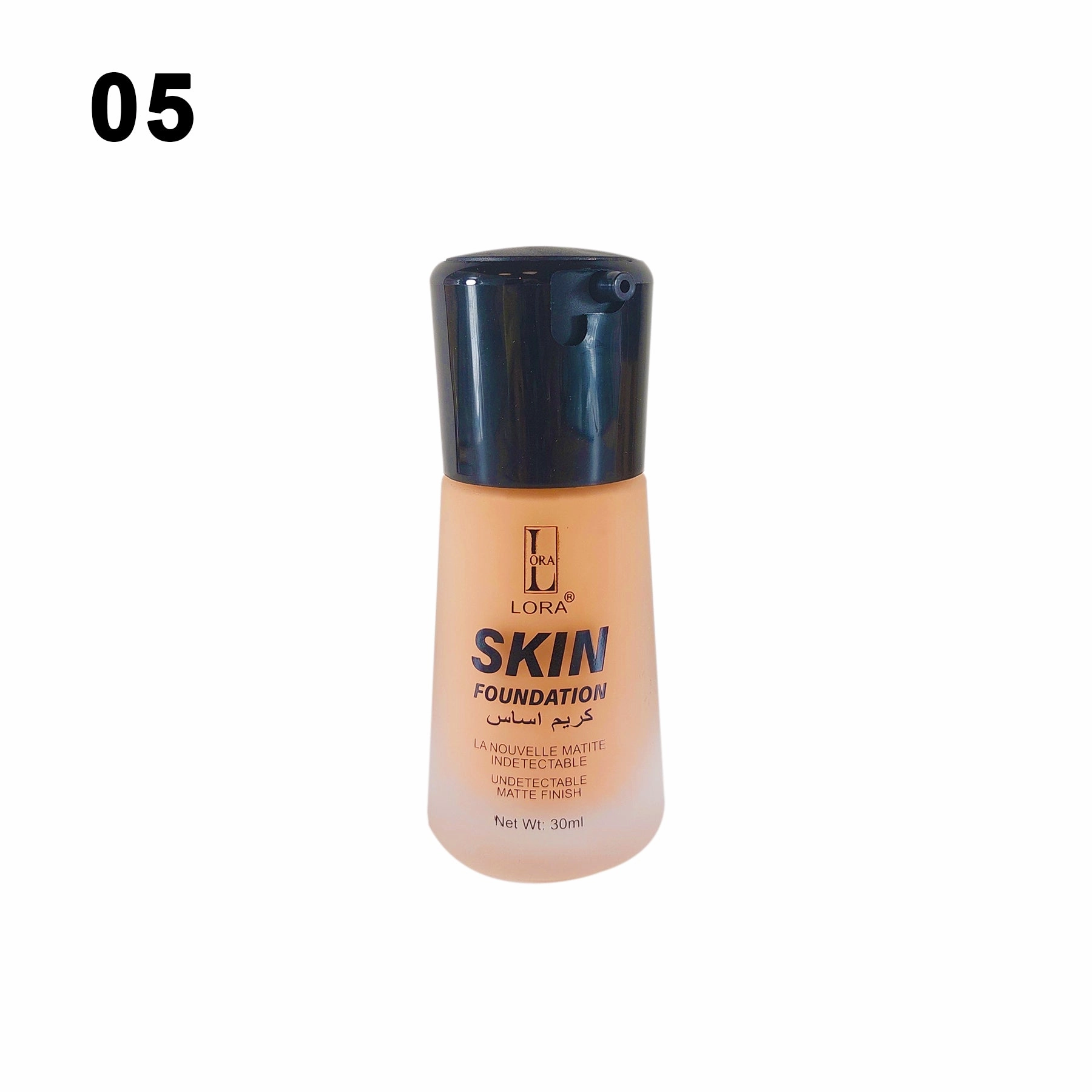 Lora Skin Foundation Undetectable Matte Finish - 30ml