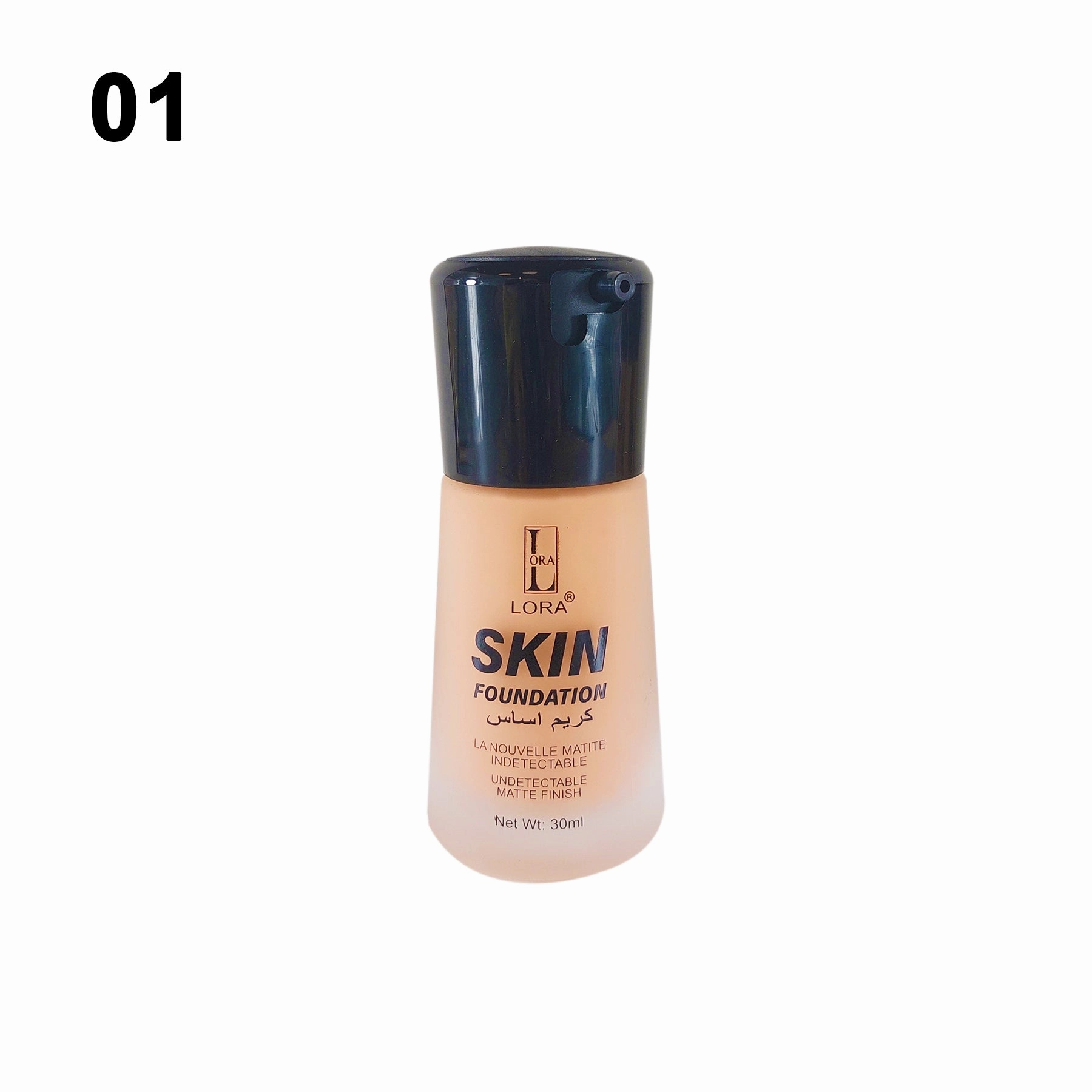 Lora Skin Foundation Undetectable Matte Finish - 30ml