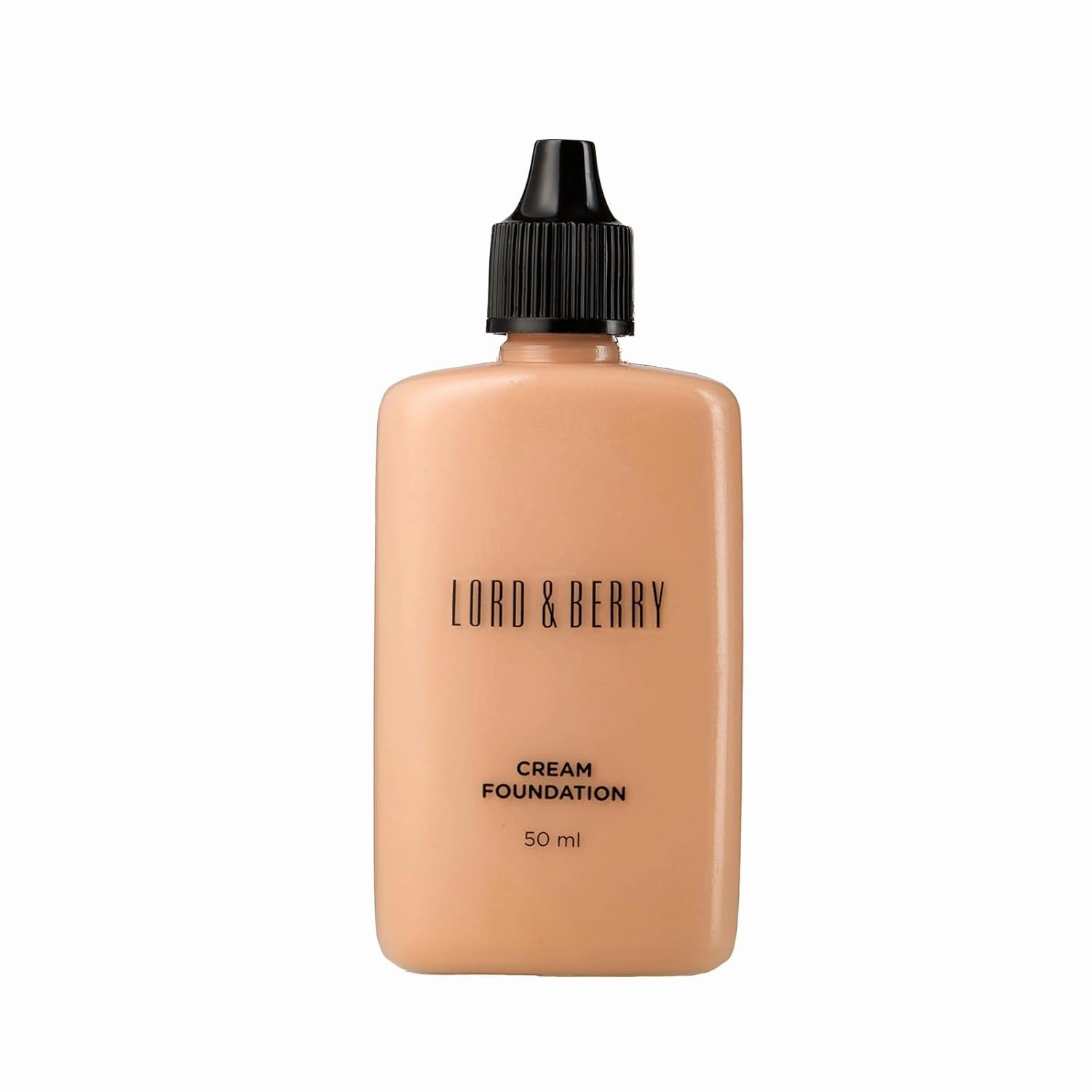 Lord & Berry CREAM FOUNDATION Fluid Foundation, Long Lasting Waterproof Coverage Foundation Enriched With Vitamin E and Argon Oil