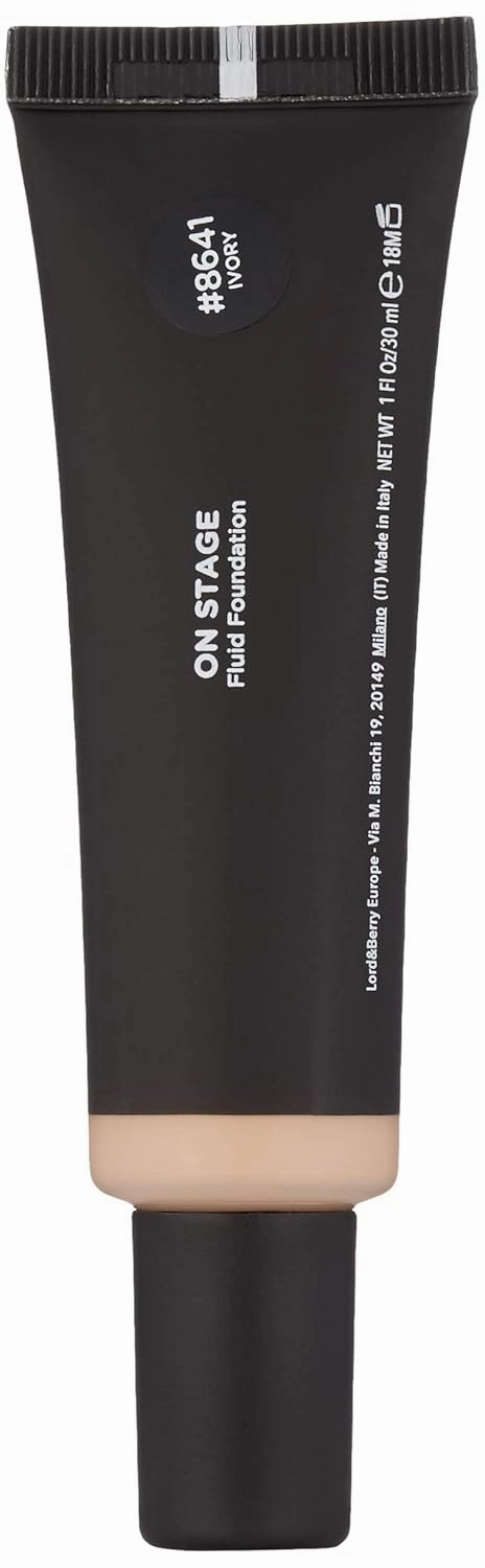 Lord & Berry ON STAGE Blendable Medium to Full Coverage Liquid Makeup Fluid Foundation Enriched With Vitamin E and Squalane