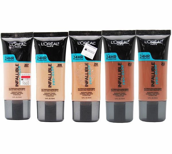 Loreal Infallible Pro - Glow 24HR Foundation Assorted - Wholesale Pack 8 Units (LIPG8)