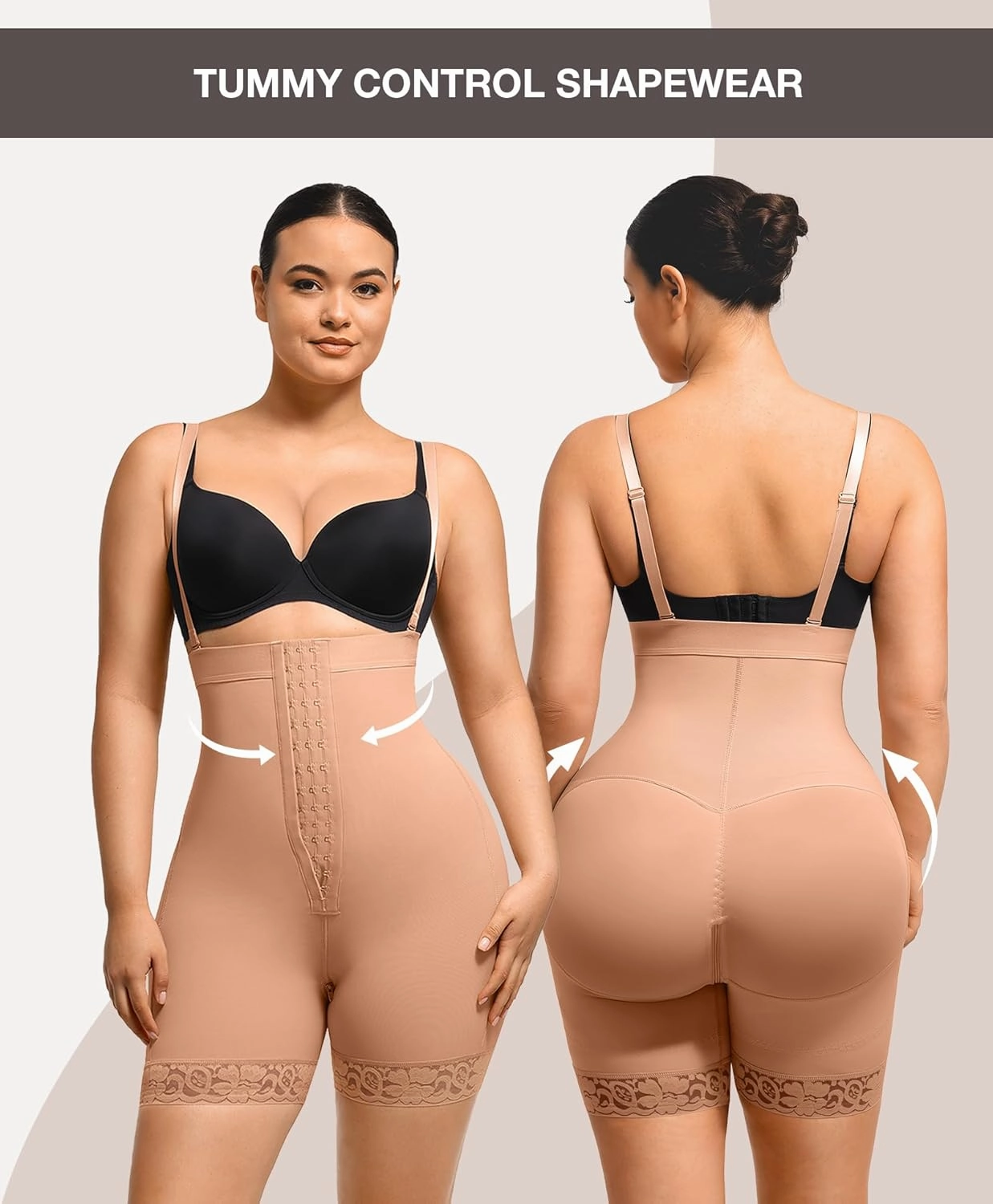 Lover-Beauty Fajas Colombianas Shapewear for Women Tummy Control Postpartum Body Shaper Butt Lifter Bodysuit