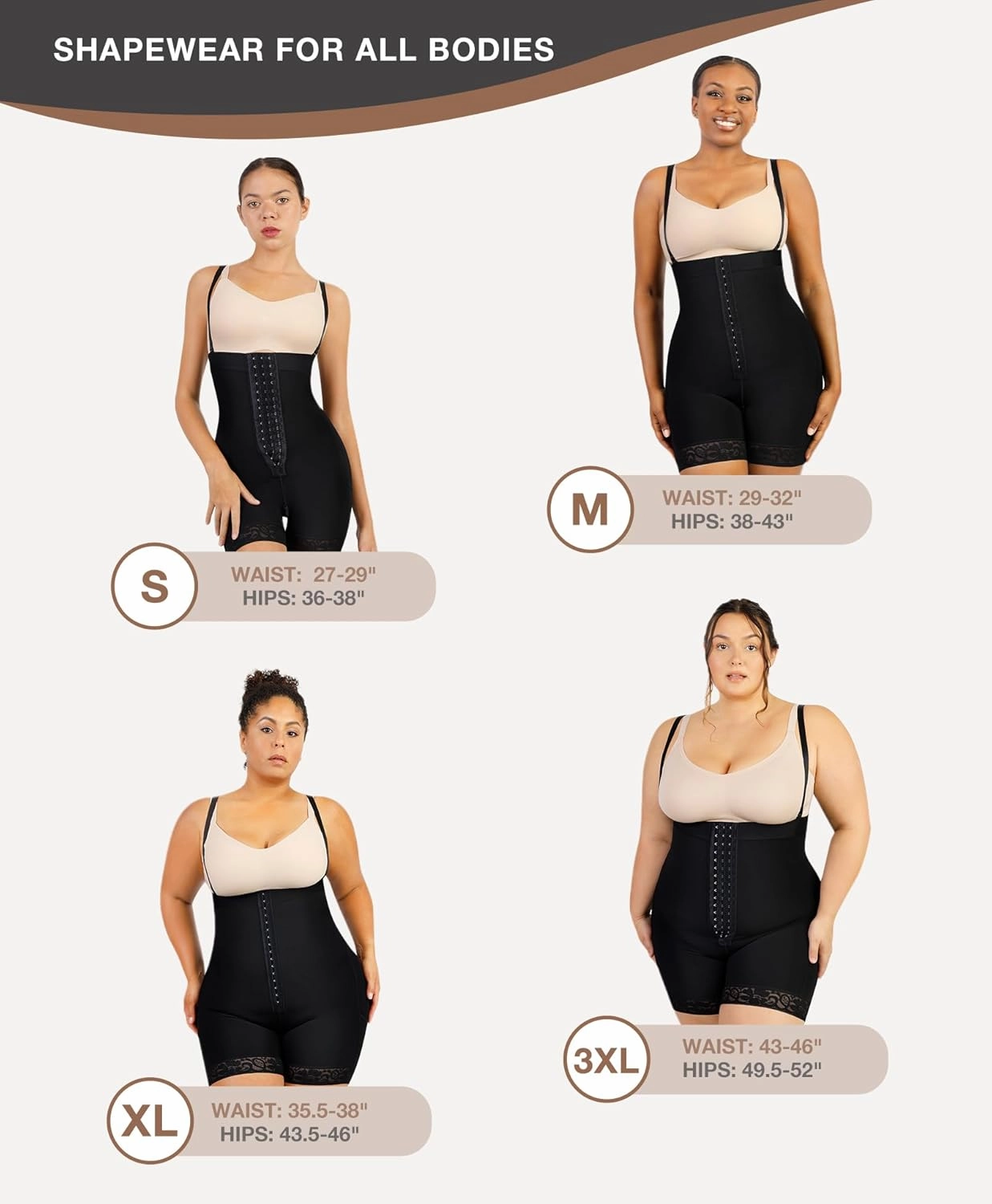 Lover-Beauty Fajas Colombianas Shapewear for Women Tummy Control Postpartum Body Shaper Butt Lifter Bodysuit