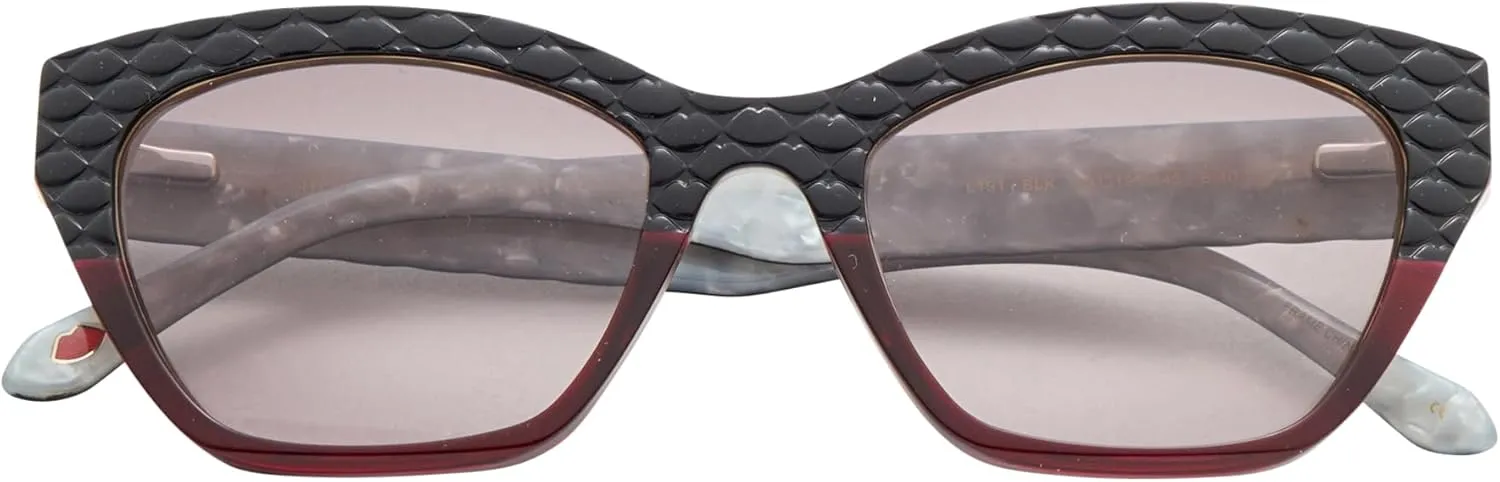 Lulu Guinness L191 Cat Eye Sunglasses for Women, 53 mm, UV400 Protection